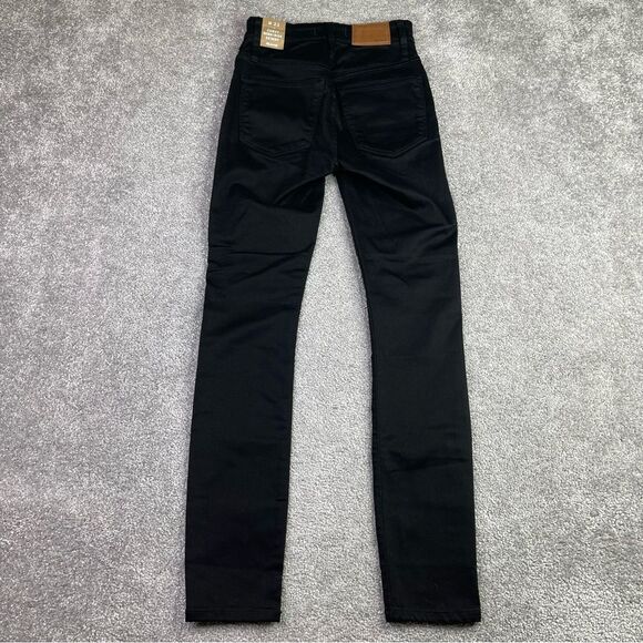 Madewell Jeans Women's 23 Black Skinny Curvy High Rise Stretch Preppy J1376 - Picture 3 of 13